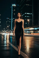 SHARON KNIT DRESS (SPAGHETTI Strap)
