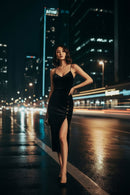 SHARON KNIT DRESS (SPAGHETTI Strap)