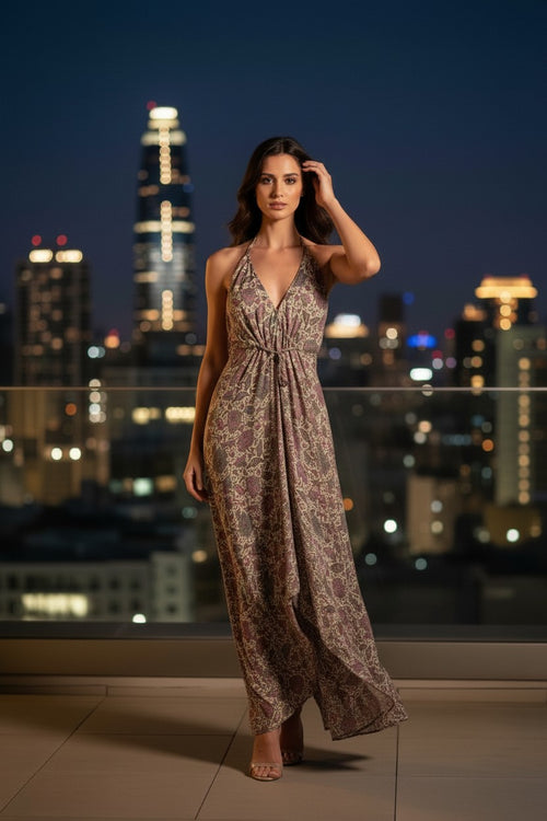 Serenity Heritage Silk Dress