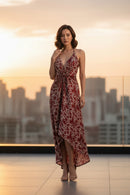 SERENITY HERITAGE SILK DRESS