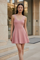 KHLOE SCALLOP KNIT DRESS
