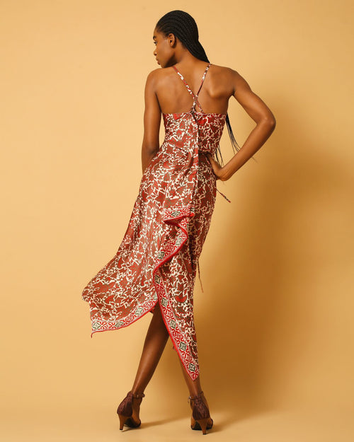Serenity Heritage Silk Dress