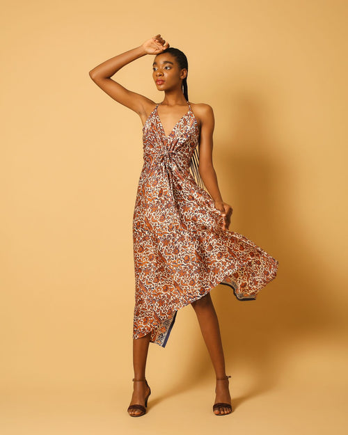 Serenity Heritage Silk Dress