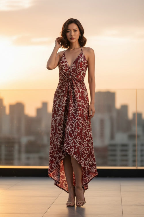 Serenity Heritage Silk Dress
