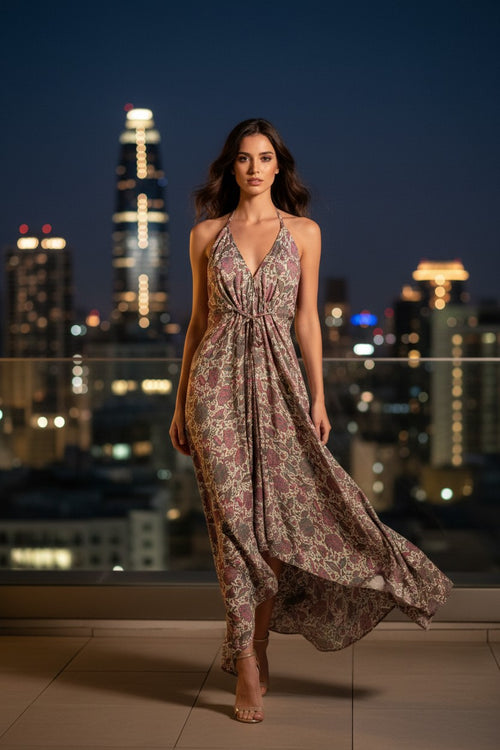 Serenity Heritage Silk Dress